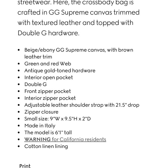 Gucci Ophidia small Messenger bag - Picture 5 of 13